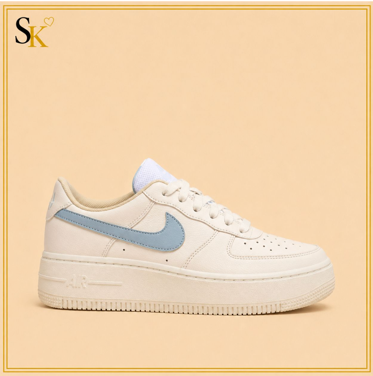 Blue Swoosh Nike Airforce